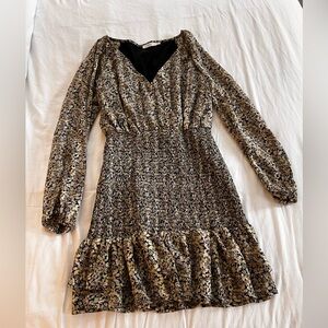 Lush ruched mini dress